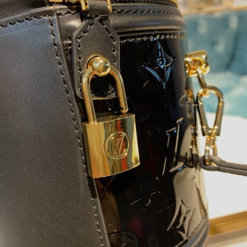 Louis Vuitton Monogram Vernis Leather Cannes M53997 M53998 Black - Image 7