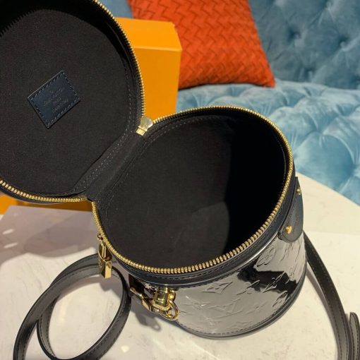 Louis Vuitton Monogram Vernis Leather Cannes M53997 M53998 Black - Image 9