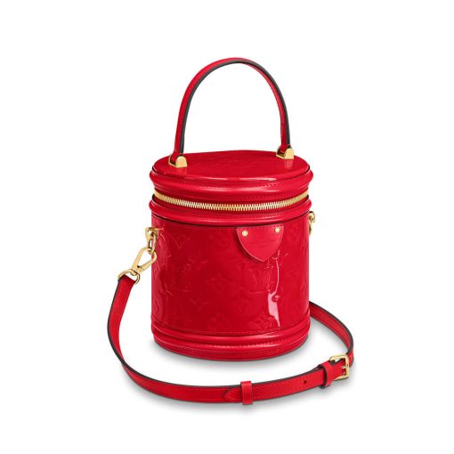 Louis Vuitton Monogram Vernis Leather Cannes M53997 M53998 Red