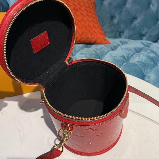 Louis Vuitton Monogram Vernis Leather Cannes M53997 M53998 Red - Image 9