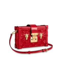 Louis Vuitton Monogram Vernis Petite Malle M54180 M54181 Red