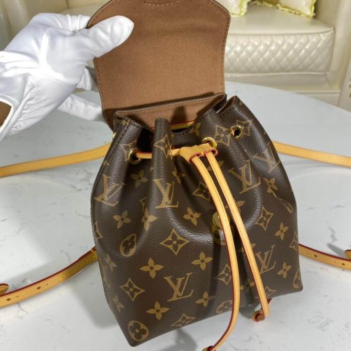 Louis Vuitton Montsouris BB Backpack M45516 M45502 Brown - Image 11