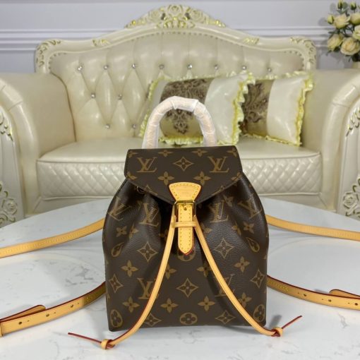 Louis Vuitton Montsouris BB Backpack M45516 M45502 Brown - Image 5