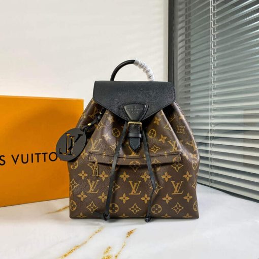 Louis Vuitton Montsouris PM Backpack M45501 M45515 Black - Image 2