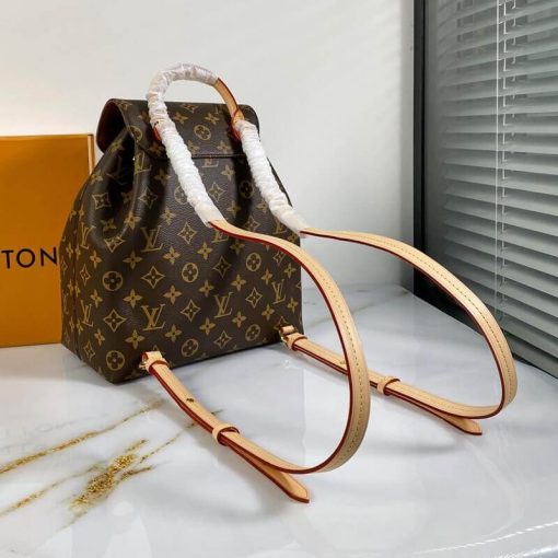 Louis Vuitton Montsouris PM Backpack M45501 M45515 Brown - Image 4