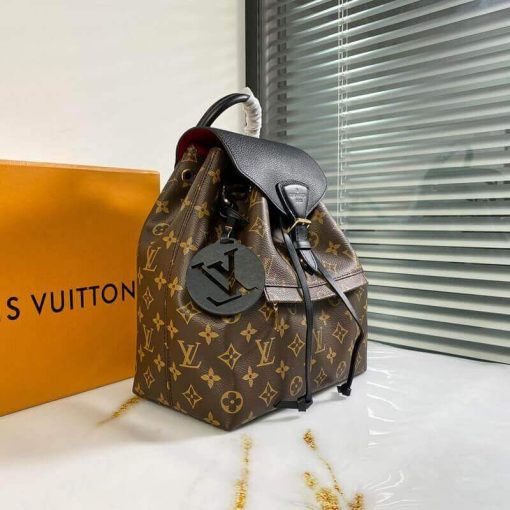 Louis Vuitton Montsouris PM Backpack M45501 M45515 Black - Image 3