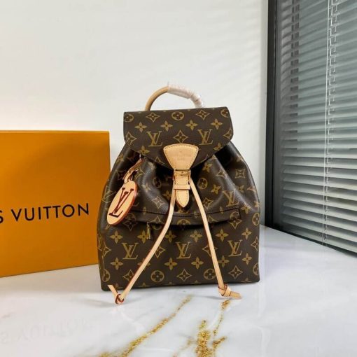 Louis Vuitton Montsouris PM Backpack M45501 M45515 Brown - Image 7