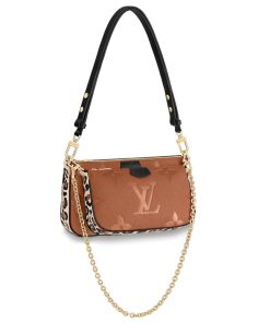 Louis Vuitton Multi Pochette Accessoires M45839 M58520 Caramel