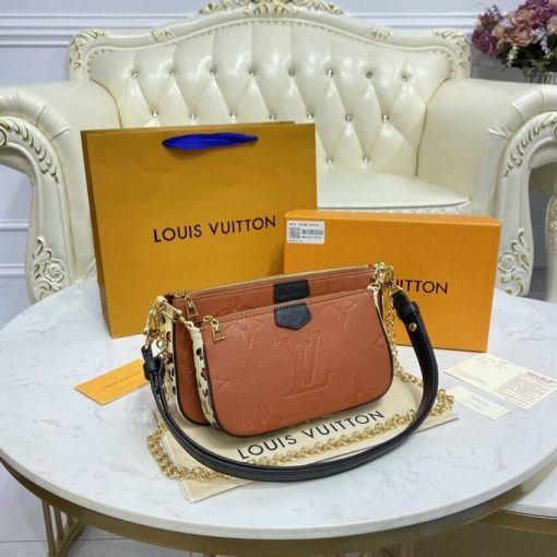 Louis Vuitton Multi Pochette Accessoires M45839 M58520 Caramel - Image 4