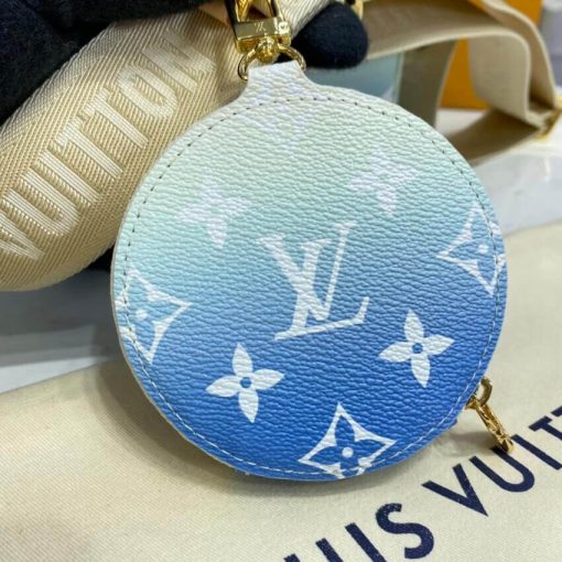 Louis Vuitton Multi Pochette Accessoires M57633 M57634 Blue - Image 12