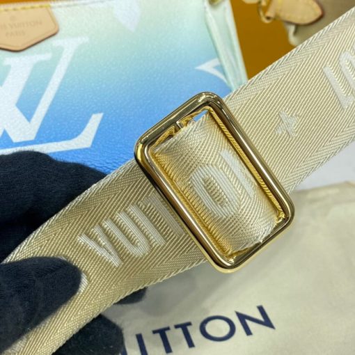 Louis Vuitton Multi Pochette Accessoires M57633 M57634 Blue - Image 15