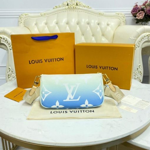Louis Vuitton Multi Pochette Accessoires M57633 M57634 Pink - Image 7