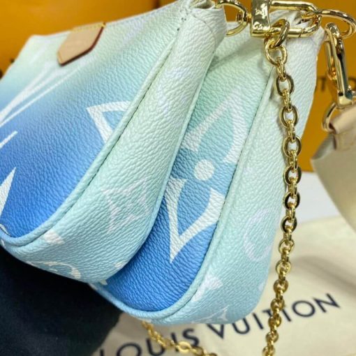 Louis Vuitton Multi Pochette Accessoires M57633 M57634 Blue - Image 10