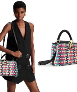 Louis Vuitton Multicolor Coated Canvas Capucines BB Bag M22270
