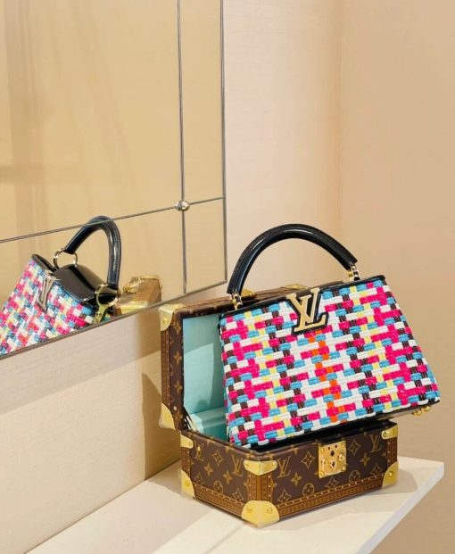 Louis Vuitton Multicolor Coated Canvas Capucines BB Bag M22270 - Image 5