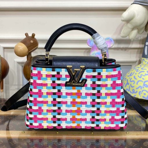 Louis Vuitton Multicolor Coated Canvas Capucines BB Bag M22270 - Image 6
