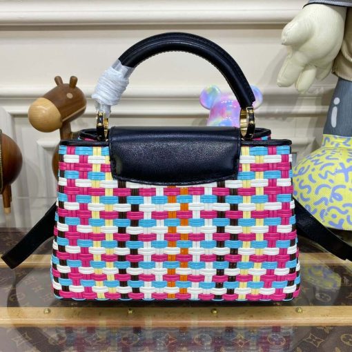 Louis Vuitton Multicolor Coated Canvas Capucines BB Bag M22270 - Image 7
