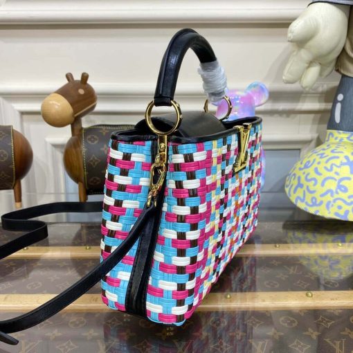 Louis Vuitton Multicolor Coated Canvas Capucines BB Bag M22270 - Image 8