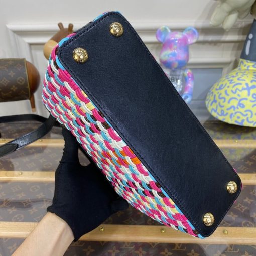 Louis Vuitton Multicolor Coated Canvas Capucines BB Bag M22270 - Image 9