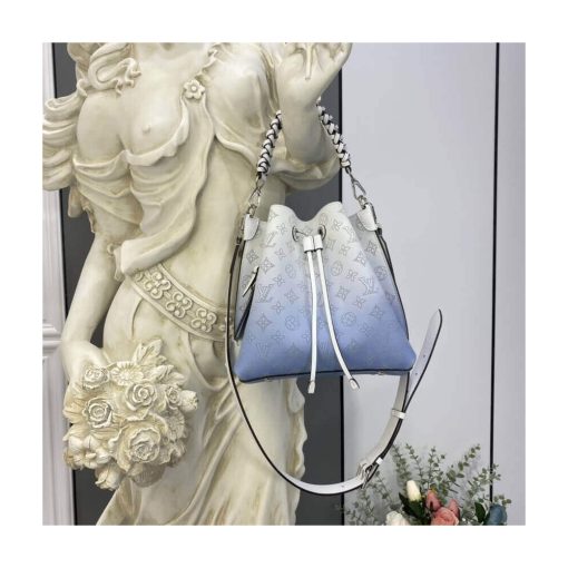 Louis Vuitton Muria Bag Gradient Blue Mahina Leather M57853 - Image 2