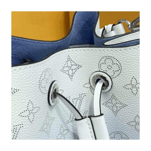 Louis Vuitton Muria Bag Gradient Blue Mahina Leather M57853 - Image 11