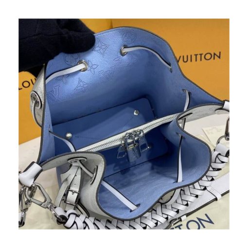 Louis Vuitton Muria Bag Gradient Blue Mahina Leather M57853 - Image 13