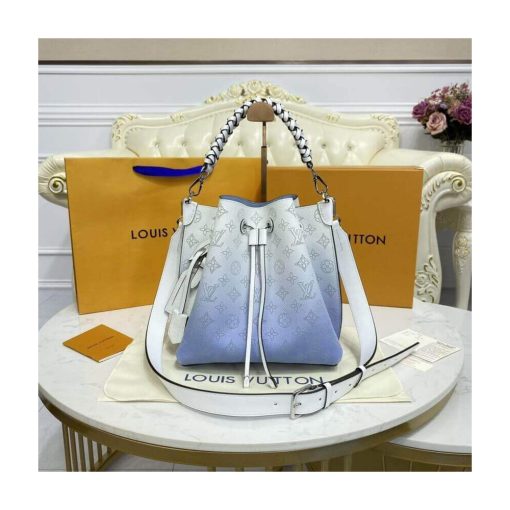 Louis Vuitton Muria Bag Gradient Blue Mahina Leather M57853 - Image 3