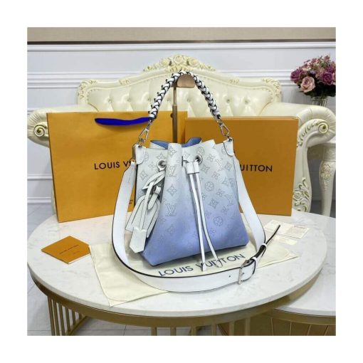 Louis Vuitton Muria Bag Gradient Blue Mahina Leather M57853 - Image 4