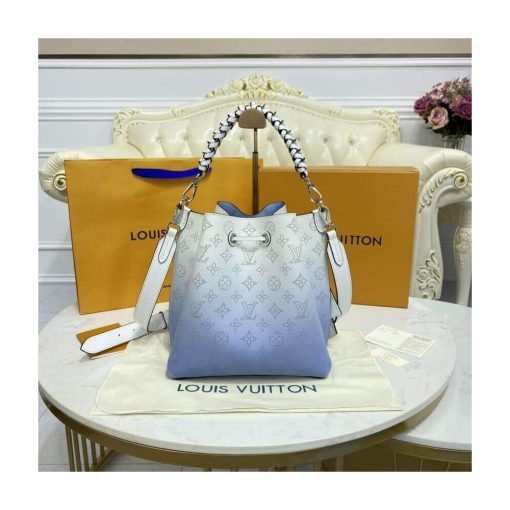Louis Vuitton Muria Bag Gradient Blue Mahina Leather M57853 - Image 5