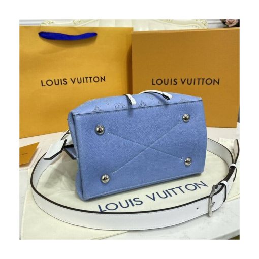 Louis Vuitton Muria Bag Gradient Blue Mahina Leather M57853 - Image 6