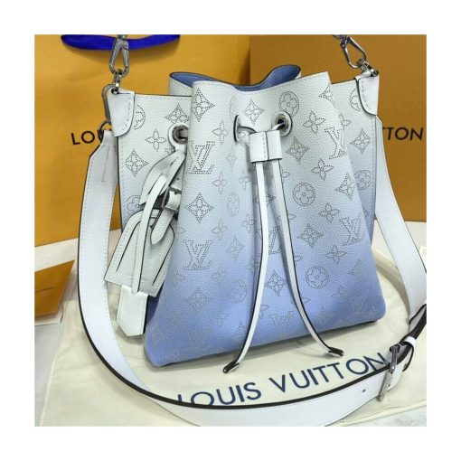 Louis Vuitton Muria Bag Gradient Blue Mahina Leather M57853 - Image 7