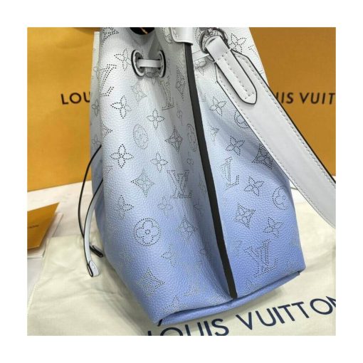 Louis Vuitton Muria Bag Gradient Blue Mahina Leather M57853 - Image 8