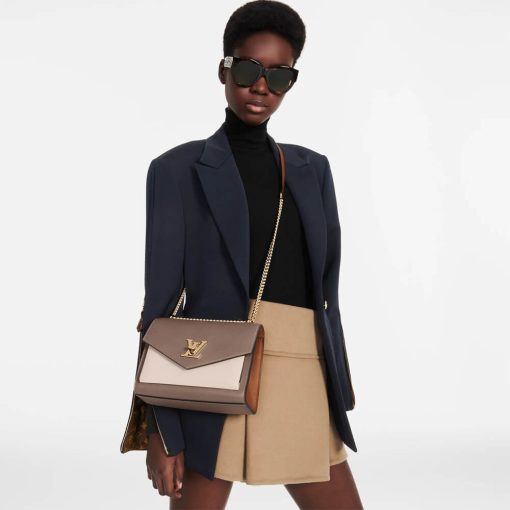 Louis Vuitton MyLockMe Chain Bag M58949 Smokey/Quartz/Caramel - Image 2