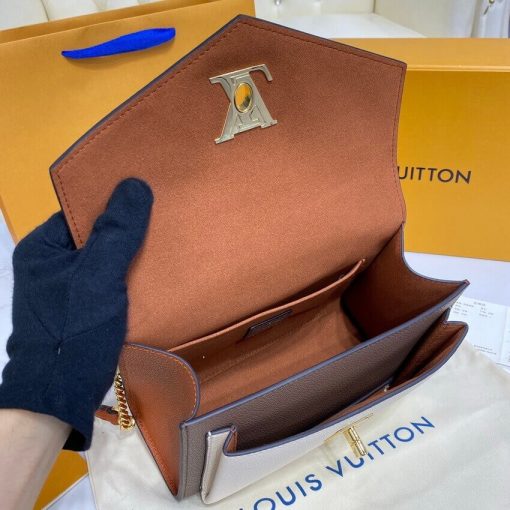 Louis Vuitton MyLockMe Chain Bag M58949 Smokey/Quartz/Caramel - Image 14