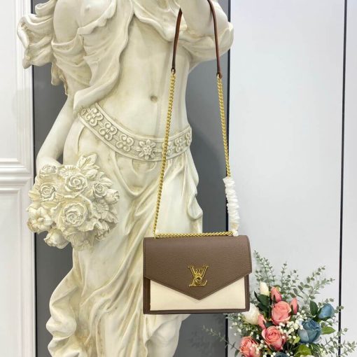 Louis Vuitton MyLockMe Chain Bag M58949 Smokey/Quartz/Caramel - Image 4