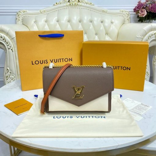 Louis Vuitton MyLockMe Chain Bag M58949 Smokey/Quartz/Caramel - Image 5