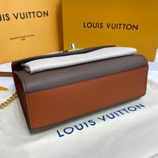 Louis Vuitton MyLockMe Chain Bag M58949 Smokey/Quartz/Caramel - Image 8