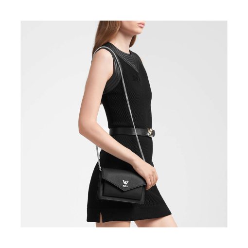 Louis Vuitton Mylockme Chain Pochette M63471 M63980 Black - Image 2