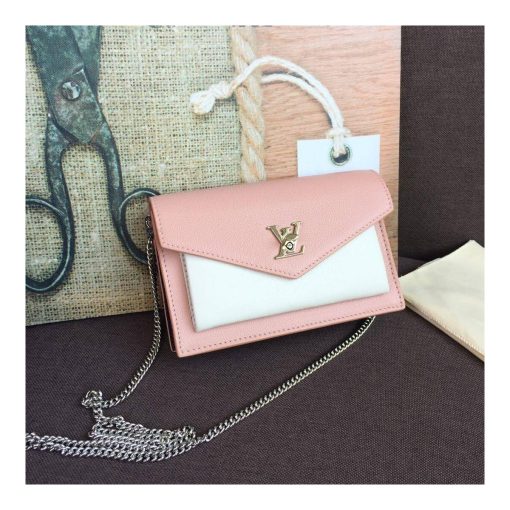 Louis Vuitton Mylockme Chain Pochette M63471 M63980 Pink - Image 2