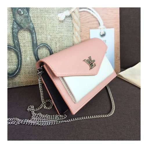 Louis Vuitton Mylockme Chain Pochette M63471 M63980 Pink - Image 3