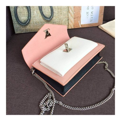 Louis Vuitton Mylockme Chain Pochette M63471 M63980 Pink - Image 8