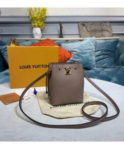 Louis Vuitton Nano Lockme Bucket M68709 Grey
