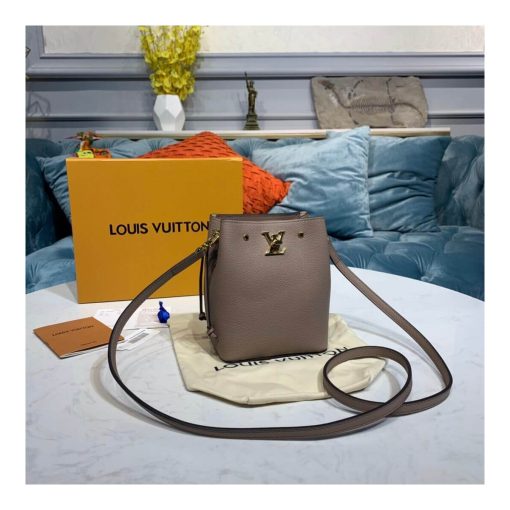 Louis Vuitton Nano Lockme Bucket M68709 Grey
