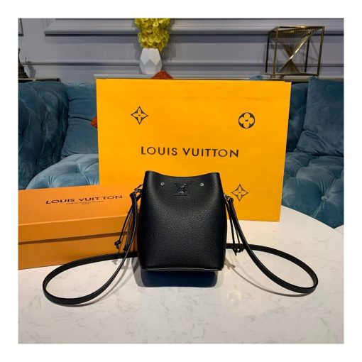 Louis Vuitton Nano Lockme Bucket M68709 Black - Image 3