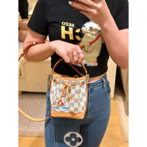 Louis Vuitton Nano Noe N40511 with Vivienne Print - Image 2