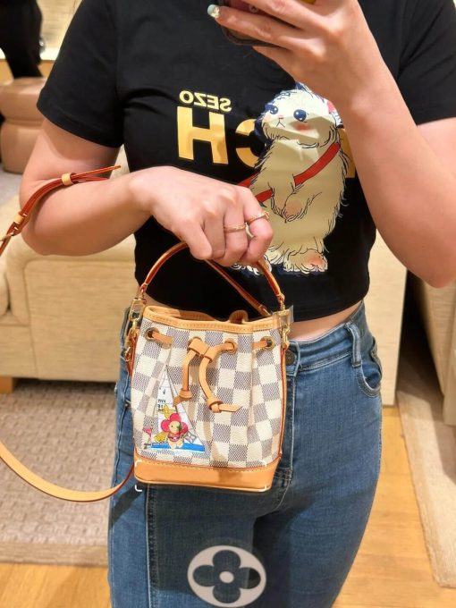 Louis Vuitton Nano Noe N40511 with Vivienne Print - Image 2
