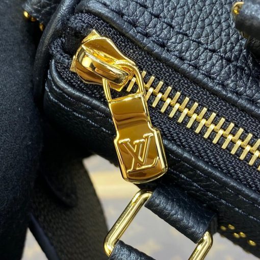 Louis Vuitton Nano Speedy M46745 Black Monogram Empreinte With Studs - Image 11