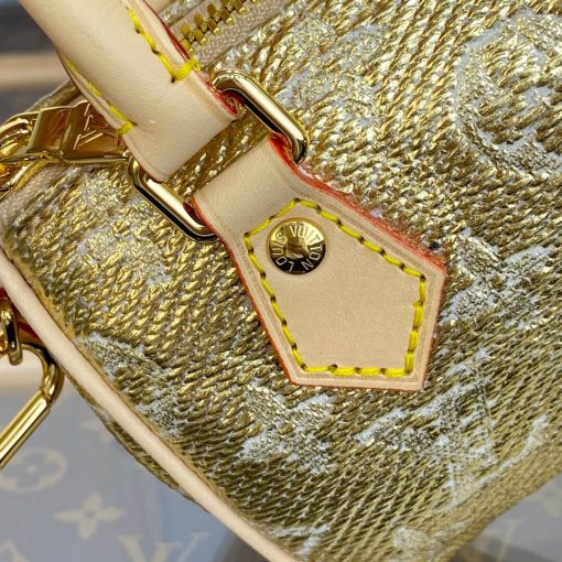 Louis Vuitton Nano Speedy M82242 Gold - Image 10
