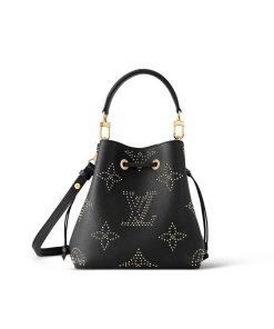 Louis Vuitton Neonoe BB M46734 Black Monogram Empreinte With Studs