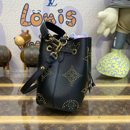 Louis Vuitton Neonoe BB M46734 Black Monogram Empreinte With Studs - Image 8